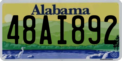 AL license plate 48AI892