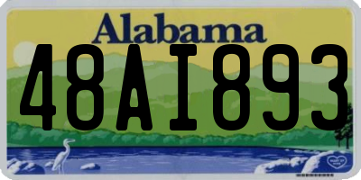 AL license plate 48AI893