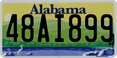 AL license plate 48AI899