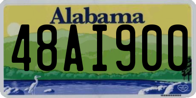 AL license plate 48AI900