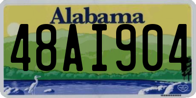 AL license plate 48AI904