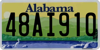 AL license plate 48AI910