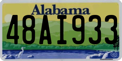 AL license plate 48AI933