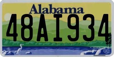 AL license plate 48AI934