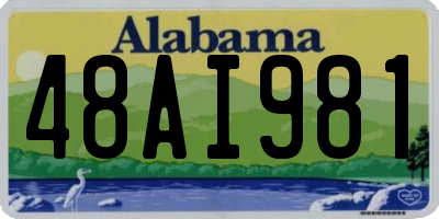 AL license plate 48AI981
