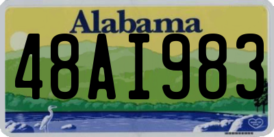 AL license plate 48AI983