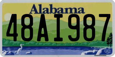 AL license plate 48AI987