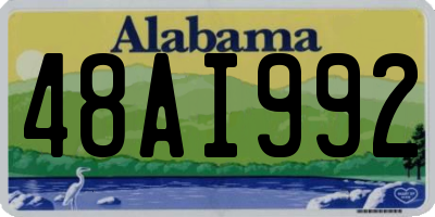 AL license plate 48AI992