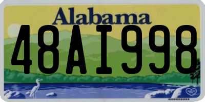 AL license plate 48AI998