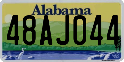 AL license plate 48AJ044