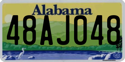 AL license plate 48AJ048