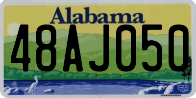 AL license plate 48AJ050
