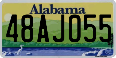AL license plate 48AJ055