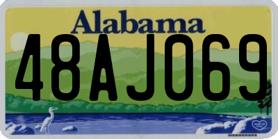 AL license plate 48AJ069