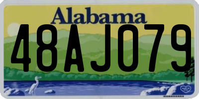 AL license plate 48AJ079