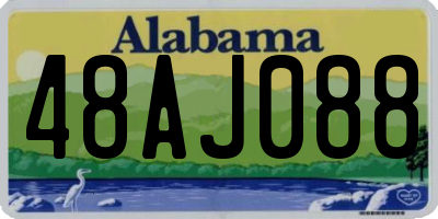 AL license plate 48AJ088
