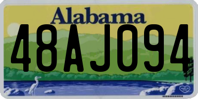 AL license plate 48AJ094
