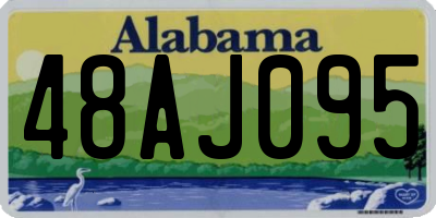 AL license plate 48AJ095
