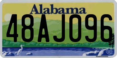 AL license plate 48AJ096