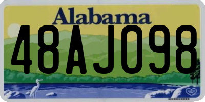 AL license plate 48AJ098