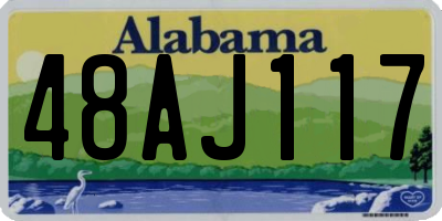 AL license plate 48AJ117