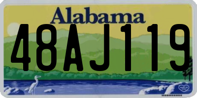 AL license plate 48AJ119
