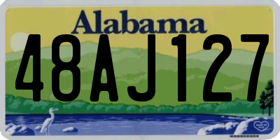 AL license plate 48AJ127