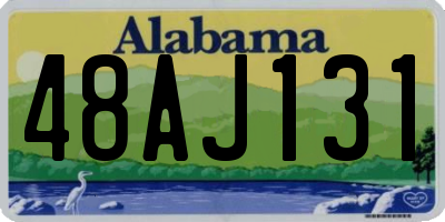 AL license plate 48AJ131