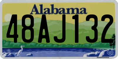 AL license plate 48AJ132