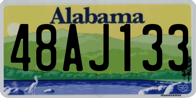 AL license plate 48AJ133