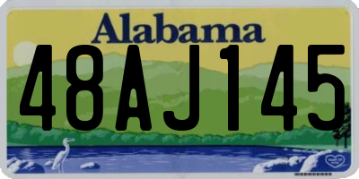 AL license plate 48AJ145