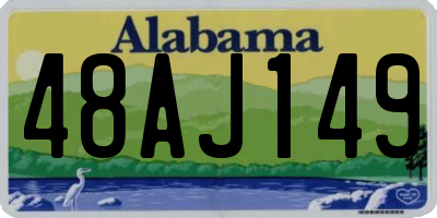 AL license plate 48AJ149