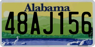 AL license plate 48AJ156