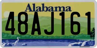 AL license plate 48AJ161