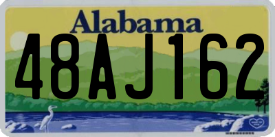 AL license plate 48AJ162