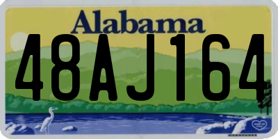 AL license plate 48AJ164
