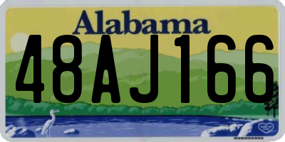 AL license plate 48AJ166