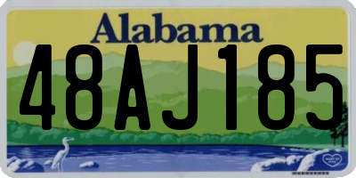 AL license plate 48AJ185