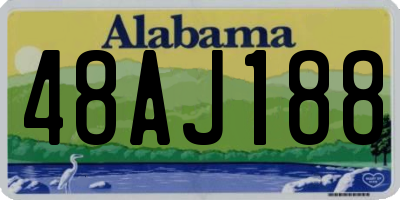 AL license plate 48AJ188