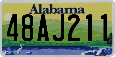 AL license plate 48AJ211