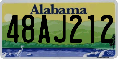AL license plate 48AJ212