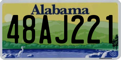 AL license plate 48AJ221