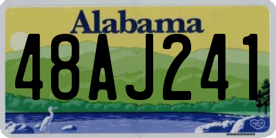 AL license plate 48AJ241