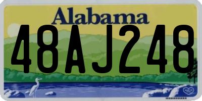 AL license plate 48AJ248