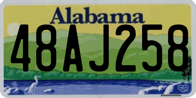 AL license plate 48AJ258