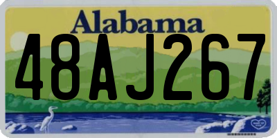 AL license plate 48AJ267