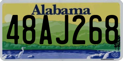 AL license plate 48AJ268