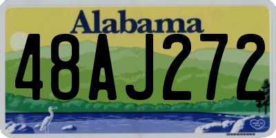 AL license plate 48AJ272