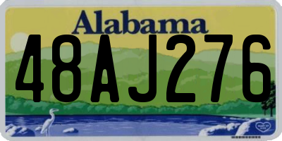 AL license plate 48AJ276