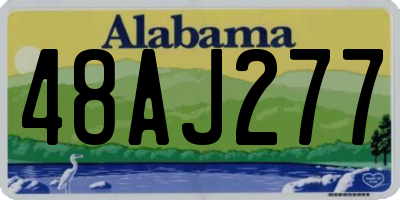AL license plate 48AJ277